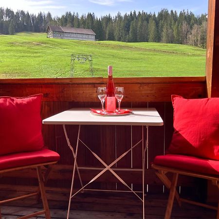Ferienwohnung Bergblick Am Rande Der Wildnis Sibratsgfäll Exterior foto